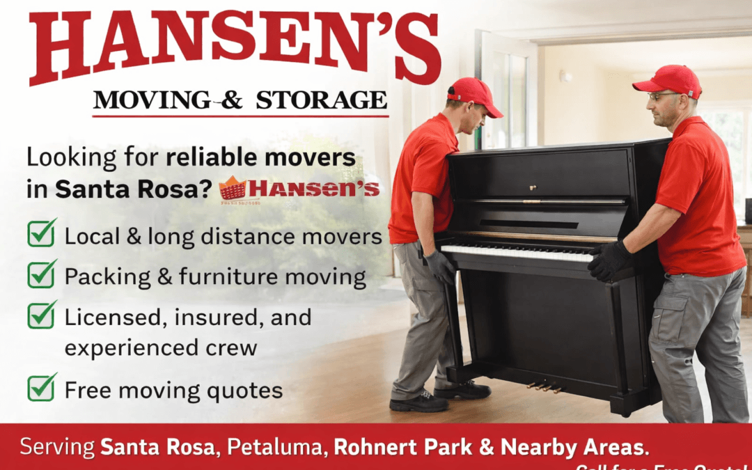 Hansen’s Moving & Storage | Santa Rosa Movers